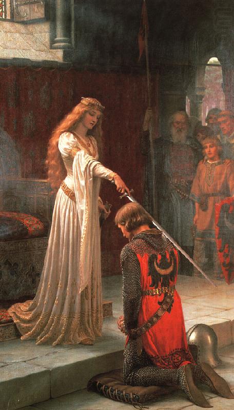 Edmund Blair Leighton The Accolade china oil painting image